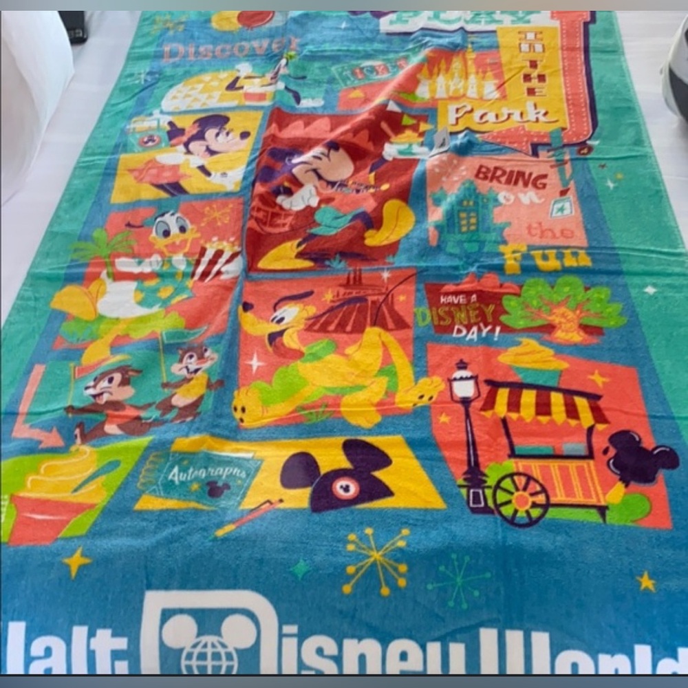 Disney Colorful Cartoon Beach Towel